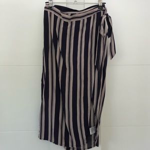 Urban outfitters super slit wrap midi skirt silky